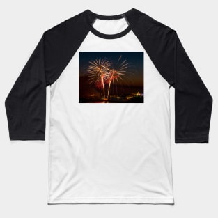 Fireworks in Plymouth Baseball T-Shirt